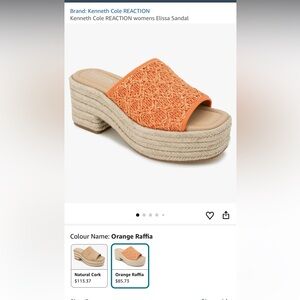 Kenneth Cole Reaction Elissa Sandal size 7.5